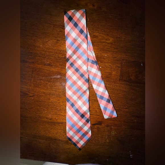 NWOT Stafford Buffalo Tartan Necktie - Picture 2 of 5